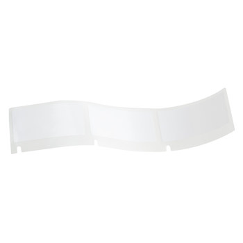 Brady ToughBond M4-90-422 Etiquetas adhesivas multiuso agresivas - 1.5 pulg. x 0.75 pulg. - Poliéster - Negro sobre blanco - B-422
