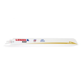 Imágen de Hoja de sierra curva de metal extremo Dorado Lazer 2110112114GR de Bi-Metal 12 pulg. por de Lenox (Imagen principal del producto)