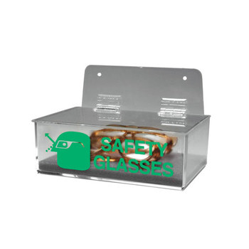 Imágen de Brady Verde sobre transparente Plástico Dispensador de lentes de seguridad (Imagen principal del producto)