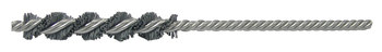 Weiler Nylox Nailon Espiral simple Cepillo en tubo - 5 pulg. longitud - Diámetro 3/8 pulg. - Diámetro de la cerda 0.022 pulg. - 21128