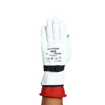 Ansell ActivArmr 96-004 Blanco 9 Cuero Piel de cabra Cuero Guantes de uso general - 076490-64628