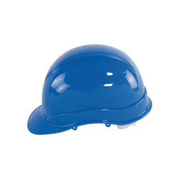 Global Glove Bullhead Safety Casco HH-C1-B - 6 puntos Cierre con pasador suspensión - Azul - 02950