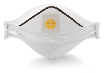 3M Aura N95 Pliegue plano Respirador desechable 99716 - tamaño Estándar