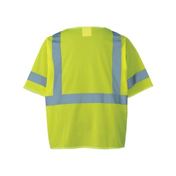 Global Glove FrogWear GLO-011FR Chaleco de alta visibilidad GLO-011FR-L - tamaño Grande - Poliéster - Amarillo/verde - ANSI clase 3 (con mangas) - glo-011fr lg