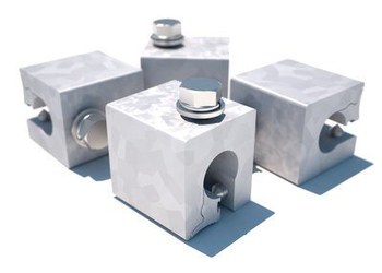 DBI-SALA Z Maxi Abrazadera 7241204 - 1.8 pulg. x 2 pulg. - Plateado - 01308