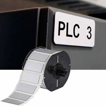 Brady B30EP-174-593-WT Rollo de etiquetas troqueladas para impresoras - 1 pulg. x 4 pulg. - Poliéster - Blanco - B-593