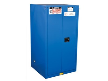 Justrite Sure-Grip EX Gabinete de almacenamiento de material peligroso 8660281 - 60 gal - Azul real - 16505