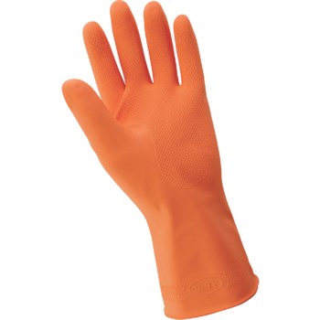 Global Glove Frogwear F180 Naranja XL Látex No compatible Guantes resistentes a productos químicos - acabado Grabado en diamante - Longitud 13 pulg. - 180f xl
