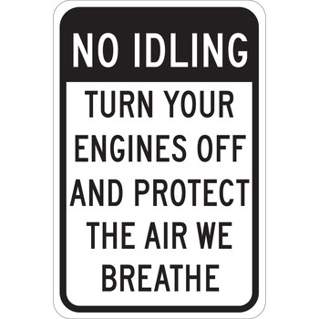 Imágen de Brady B-401 Poliesterino de alto impacto Rectángulo Blanco Inglés Cartel de medioambiente 124411 (Imagen principal del producto)