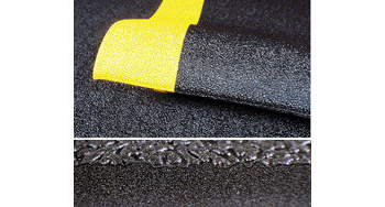 Imágen de Notrax Sof-Tred 415 Negro/Amarillo PVC Tapete antifatiga (Imagen principal del producto)