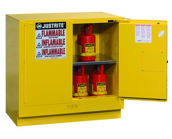 Imágen de Justrite Sure-Grip EX 22 gal Amarillo Gabinete de almacenamiento de material peligroso (Imagen principal del producto)