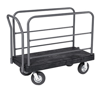 Imagen de Akro-mils R90182H24121817 Versa/Deck R90 3000 lb Revestido en polvo Espuma estructural HDPE Carretilla de plataforma (Imagen principal del producto)