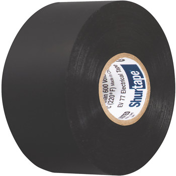 Shurtape Negro Cinta eléctrica - 3/4 pulg. Anchura x 66 pies Longitud - 7.0 mil Espesor - shurtape 104706