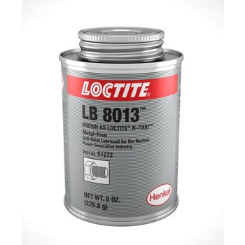 Loctite Alta claridad LB 8013 Lubricante antiadherente - 8 oz Lata con tapa con cepillo - Anteriormente conocido como Loctite N-7000 - 51272, IDH 234288