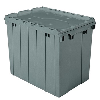 Imagen de Akro-mils 39170 Keepbox 17 gal 100 lb Gris Polímero de grado industrial Contenedor de tapa adjunto (Imagen principal del producto)