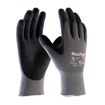 PIP MaxiFlex Ultimate AD-APT 42-874 Gris/Negro Pequeño Lycra/Nailon Guantes de trabajo y uso general - Longitud 8.1 pulg. - 616314-19244