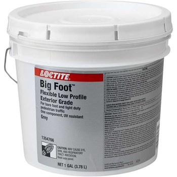 Loctite Bigfoot 1354766 Sellador de asfalto y hormigón - Gris Líquido 1 gal Lata