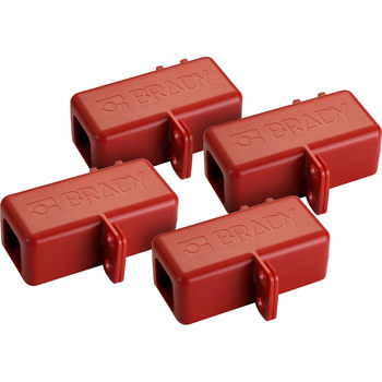 Brady BatteryBlock Dispositivo de bloqueo de cable LOTO-100 - Rojo - 63040