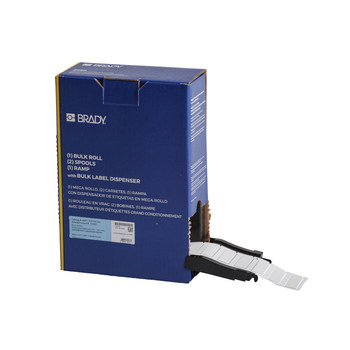 Imágen de Brady PermaSleeve Blanco Transferencia térmica BM-375-175-312 Etiquetas termorretráctiles para cables y alambres (Imagen principal del producto)