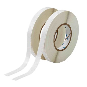 Brady UltraTemp THT-99-719-10 Rollo de etiquetas troqueladas para impresoras - 0.5 pulg. x 0.5 pulg. - Poliimida - Blanco - B-719