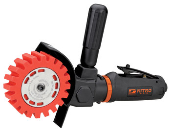 Dynabrade NitroZip Acondicionador de superficies/herramienta de eliminación de franjas de calcomanías NZ1 - 0.5 hp - dynabrade nz1