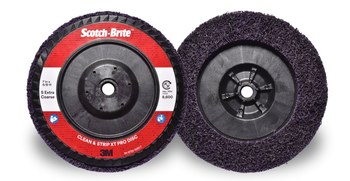 3M Scotch-Brite Clean & Strip XT Pro Carburo de silicio Disco de Cambio Rápido - Diámetro 7 pulg. - Agujero Central 5/8-11 pulg. - 45481