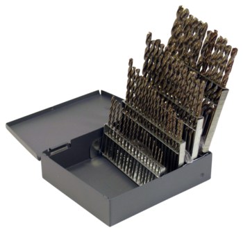Imágen de Chicago-Latrobe 550 135° Corte de mano derecha Acero De Alta Velocidad M42-Cobalto Del 8% Heavy-Duty Taladro de Jobber 57853 (Imagen principal del producto)