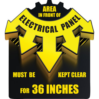 Imágen de Brady B-819 Vinilo Rectángulo Amarillo Inglés/Español Cartel de sensibilización de seguridad (Imagen principal del producto)