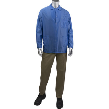 Imágen de PIP Uniform Technology StatStar - BR49A-44RB-2XL Bata de laboratorio ESD (Imagen principal del producto)
