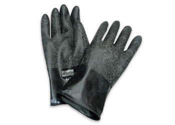Imágen de North Butyl Series B161R Negro 9 Butilo No compatible Guantes resistentes a productos químicos (Imagen principal del producto)