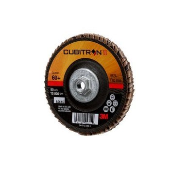 3M Cubitron II Tipo 29 - Óxido de aluminio cerámico - 4 pulg. - 60+ - Mediano - 55615