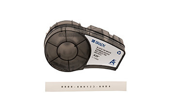 Imágen de Brady Permasleeve Negro sobre blanco Autoextinguible Poliolefina Transferencia térmica M21-250-C-342 Cartucho de etiquetas para impresora de transferencia térmica continua (Imagen principal del producto)