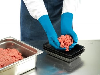 Ansell AlphaTec 88-356 Azul 9 Látex No compatible Guantes resistentes a productos químicos - acabado Escamas de pescado - 076490-20019