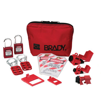 Imágen de Brady Rojo Kit de bloqueo/etiquetado (Imagen principal del producto)