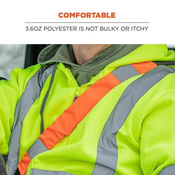 Ergodyne Glowear 8004 Cubierta del cinturón de seguridad 29041 - Poliéster - Naranja