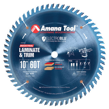 Imágen de Hoja de sierra circular Electro-Blu 610601C de Con la punta de carburo por 10 pulg., 5/8 pulg. de Amana (Imagen principal del producto)