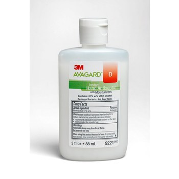 3M Avagard D 9221 Desinfectante para manos - Líquido 3 oz Botella - 50864