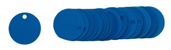 Imágen de Brady Azul Círculo Aluminio 49902 Etiqueta en blanco para válvula (Imagen principal del producto)