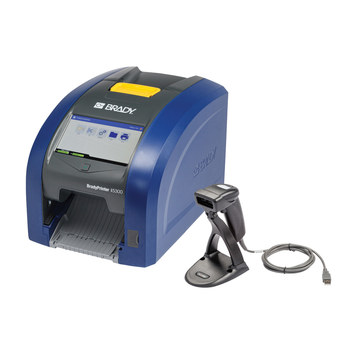 Imágen de Brady i5300 y CR950 Transferencia térmica 176721 Kit de impresora de sobremesa y escáner de códigos de barras (Imagen principal del producto)
