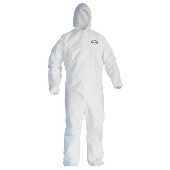 Kimberly-Clark Kleenguard A40 Blanco Grande Laminado de película microporosa Overoles desechables para trabajo y uso general - 036000-44323