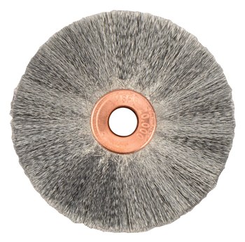 Weiler 99307 Cepillo de rueda - Rizado Acero cerda