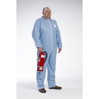 Imágen de West Chester 3100 Azul Mediano Poliéster/celulosa Desechable Overoles resistentes al fuego (Imagen principal del producto)