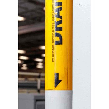 Brady 178508 Marcador de tubería de envoltura -.375 pulg to 0.5 pulg. - Aire y ducto - Poliéster - Blanco sobre azul - B-689