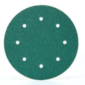 3M Green Corps Stikit 01660 Discos PSA - 8 pulg. - 40 - Grueso - Óxido de aluminio