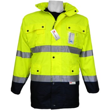 Imágen de Global Glove Frogwear GLO-P1 Negro/Amarillo Grande Poliéster Chaqueta para condiciones frías (Imagen principal del producto)