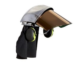 3M Elevated Temperature Cubierta del casco 08827 - Plateado