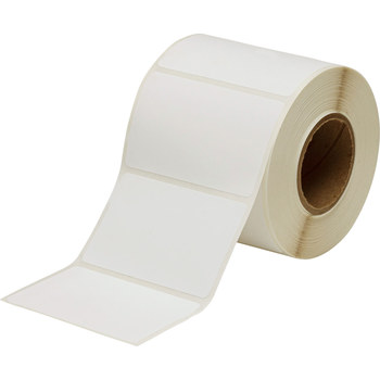 Imágen de Brady Blanco Papel Chorro de tinta J20-19-403 Rollo de etiquetas para impresora de transferencia térmica troquelado (Imagen principal del producto)