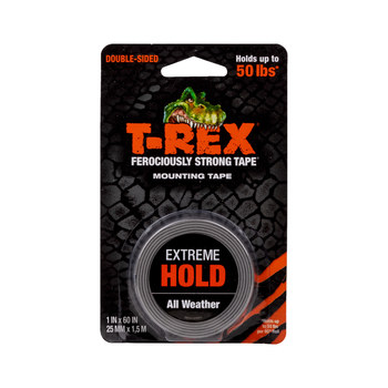 Shurtape T-Rex Cinta de montaje - 1 pulg. Anchura x 60 pulg. Longitud - 47 mil Espesor - shurtape 285665