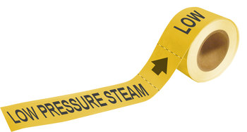 Imágen de Brady Pipe Markers-To-Go Negro sobre amarillo Plástico 20445 Marcador de tubería autoadhesivo (Imagen principal del producto)