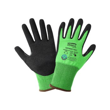 Imágen de Global Glove Samurai Glove Verde de alta vis. Grande Tuffalene UHMWPE Tuffalene UHMWPE Guantes resistentes a cortes (Imagen principal del producto)